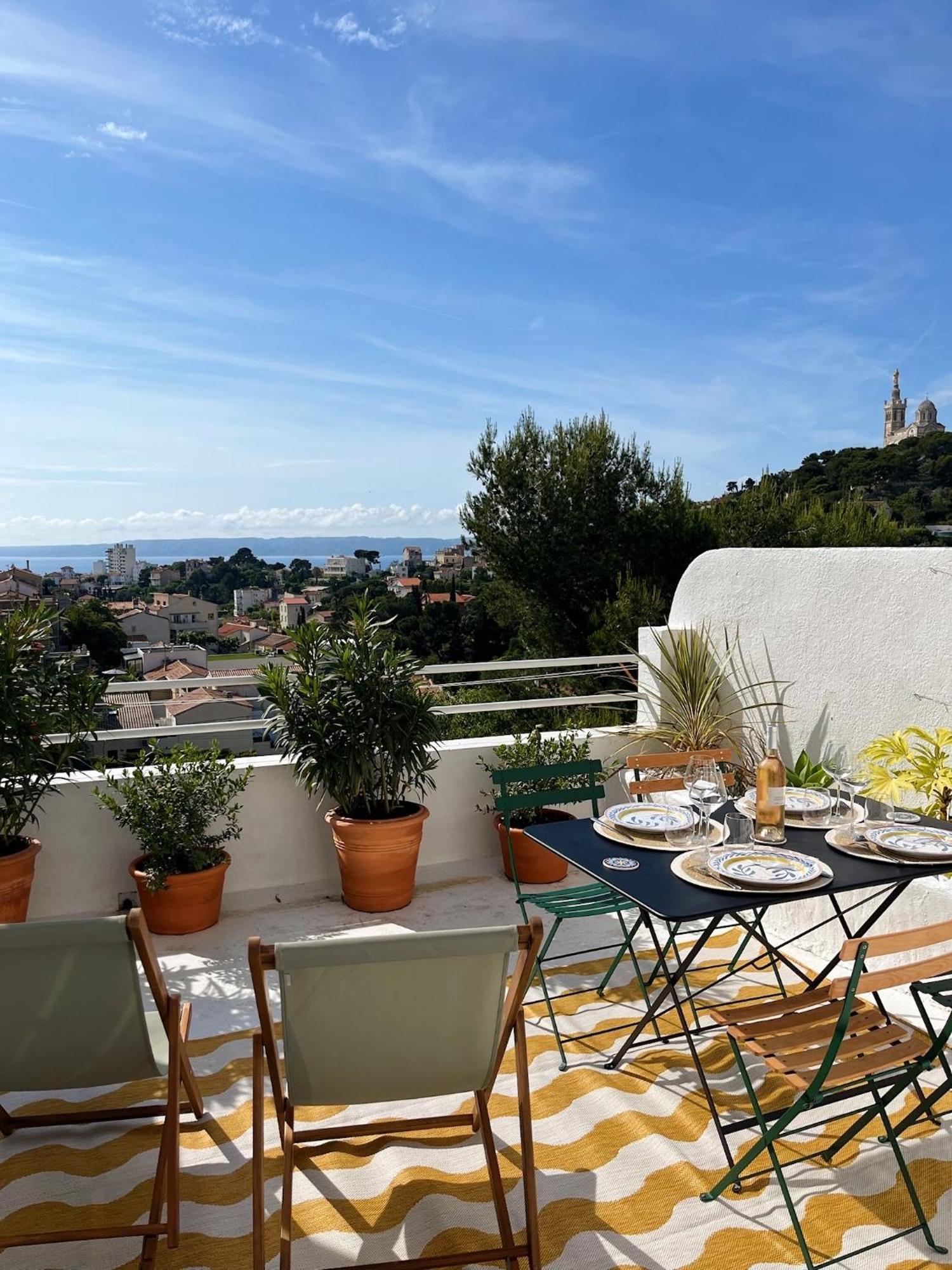 Studio-terrasse Vue Apartment Marseille